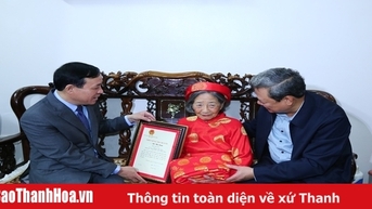 Phó Bí thư Thường trực Tỉnh ủy Lại Thế Nguyên kiểm tra tình hình sản xuất, đời sống Nhân dân TP Thanh Hóa 