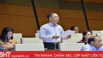 ĐBQH đoàn Hà Tĩnh góp ý nhiều nội dung dự thảo Luật Tài nguyên nước