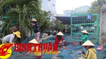 Nghề vá lưới thuê