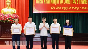 Huyện ủy Gia Viễn triển khai nhiệm vụ trọng tâm 6 tháng cuối năm