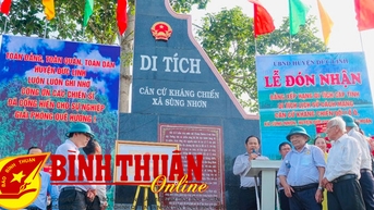 Trao bằng xếp hạng di tích cấp tỉnh Căn cứ kháng chiến Đồi Lồ Ô