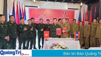 Tăng cường hợp tác, phối hợp quản lý biên giới giữa Công an tỉnh Savannakhet và Bộ Chỉ huy Bộ đội Biên phòng Quảng Trị