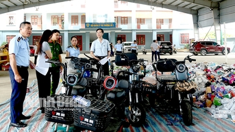 Cục Quản lý thị trường tỉnh tổ chức tiêu hủy hàng hóa vi phạm hành chính bị tịch thu