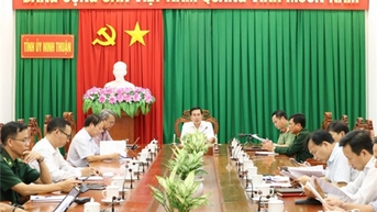 Thường trực Tỉnh ủy chủ trì họp Tiểu ban phục vụ Đại hội Đảng bộ tỉnh lần thứ XV, nhiệm kỳ 2025-2030