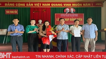 Huyện Kỳ Anh chủ động tạo nguồn phát triển đảng viên mới