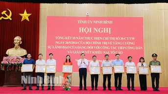 Tổng kết 10 năm thực hiện Chỉ thị 35 của Bộ Chính trị về công tác tiếp công dân và giải quyết khiếu nại tố cáo