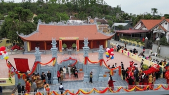 Khánh thành công trình tu bổ, tôn tạo di tích đình Bình Lục, TP Đông Triều