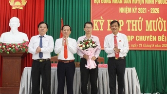 Ninh Phước: Bầu bổ sung chức danh Phó Chủ tịch UBND huyện