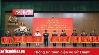 Công an tỉnh Thanh Hóa được Chính phủ tặng Cờ ”Đơn vị xuất sắc trong phong trào thi đua” năm 2024