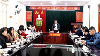 Ban Thường trực Uỷ ban MTTQ tỉnh đánh giá tiến độ hỗ trợ khắc phục thiệt hại do cơn bão số 3