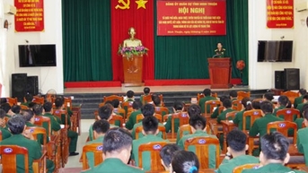 Đảng ủy Quân sự tỉnh quán triệt các nghị quyết, chỉ thị của Bộ Chính trị
