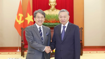 Tổng Bí thư tiếp Chủ tịch Hội đồng quản trị Ngân hàng hợp tác quốc tế Nhật Bản