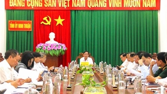 Hội nghị Ban Thường vụ Tỉnh ủy lần thứ 63
