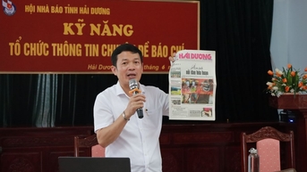 Bồi dưỡng kỹ năng tổ chức thông tin chuyên đề cho người làm báo Hải Dương