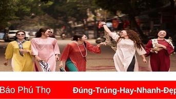 Nở rộ dịch vụ thuê áo dài cận Tết