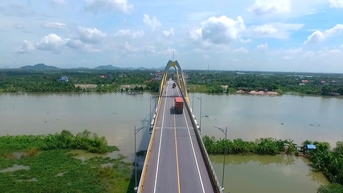 ក្នុងករណីមានអាសន្ន ចលនាឆ្លងកាត់ស្ពាន Quang Thanh (Thanh Ha) នឹងត្រូវហាមឃាត់ ដើម្បីធានាសុវត្ថិភាព។