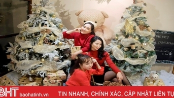 Nhiều trào lưu mới mùa Giáng sinh thu hút giới trẻ Hà Tĩnh