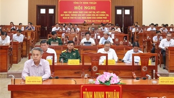 សន្និបាតដើម្បីសិក្សា និងផ្សព្វផ្សាយសេចក្តីណែនាំ សេចក្តីសន្និដ្ឋាន បទប្បញ្ញត្តិ សេចក្តីប្រកាសសេចក្តីសន្និដ្ឋានរបស់ការិយាល័យនយោបាយ លេខាធិការដ្ឋាន និងក្រឹត្យរបស់រដ្ឋាភិបាល