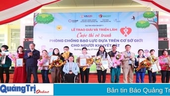 Trao giải, triển lãm Cuộc thi vẽ tranh phòng chống bạo lực trên cơ sở giới cho người khuyết tật