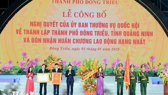 TP Đông Triều là điểm kết nối của vùng tam giác kinh tế trọng điểm Bắc Bộ