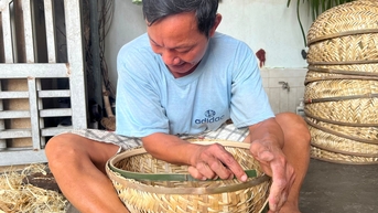 Giữ nghề đan lát ở Đan Giáp