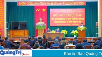 Hội nghị trực báo tổng kết Nghị quyết số 18-NQ/TW và sắp xếp tổ chức bộ máy của hệ thống chính trị tỉnh Quảng Trị
