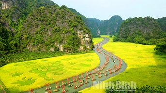 Ninh Bình đón gần 300 000 lượt khách trong Tuần Du lịch 2024