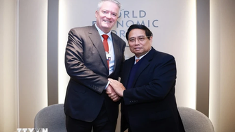 Thủ tướng Chính phủ Phạm Minh Chính tiếp Tổng Thư ký OECD tại Davos