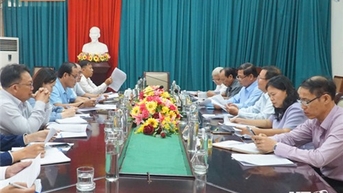 Đoàn giám sát của Ủy ban MTTQ Việt Nam tỉnh làm việc với huyện Ninh Hải