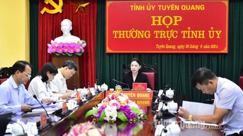 Thường trực Tỉnh ủy cho ý kiến vào một số chủ trương