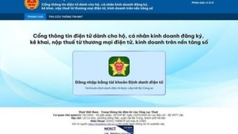 Kinh doanh trên Shopee, Lazada... sẽ kê khai, nộp thuế qua cổng thông tin điện tử từ 19/12