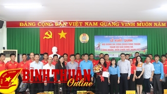 Lễ xuất quân tham dự Giải bóng đá công nhân, viên chức Việt Nam
