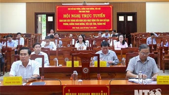 Giao ban 6 tháng đầu năm hoạt động của Ban Chỉ đạo phòng, chống tham nhũng, tiêu cực tỉnh, thành phố