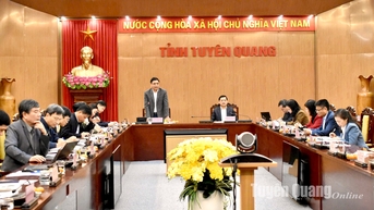 Đoàn công tác Bộ Nông nghiệp và Phát triển nông thôn làm việc tại tỉnh
