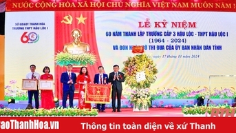 Lễ kỷ niệm 60 năm thành lập Trường cấp 3 Hậu Lộc