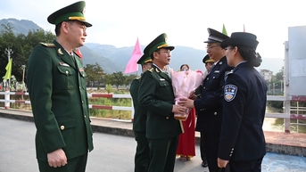 Bộ đội Biên phòng tỉnh Lai Châu tăng cường hợp tác quản lý, bảo vệ biên giới với Trung Quốc