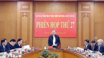 Tổng Bí thư: Tăng cường phòng, chống tham nhũng gắn với sắp xếp tinh gọn bộ máy