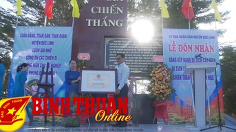 Di tích chiến thắng Xóm Mười Nhà được trao bằng xếp hạng di tích cấp tỉnh