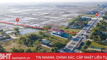 Cận cảnh khu đất dự án hơn 1.555 tỷ đồng của VSIP tại Hà Tĩnh