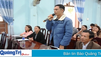 Đoàn ĐBQH tỉnh tiếp xúc cử tri xã Hải Lâm và xã Triệu Ái