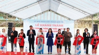 Đầm Hà: Khánh thành 2 công trình cấp nước sạch tại xã Quảng An và Quảng Lâm