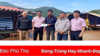 Ngân hàng chính sách xã hội huyện Tân Sơn hỗ trợ người dân bị ảnh hưởng thiên tai