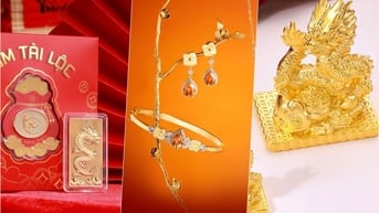 Ngày vía Thần Tài 2024, nhiều sản phẩm vàng độc lạ "gây bão" thị trường