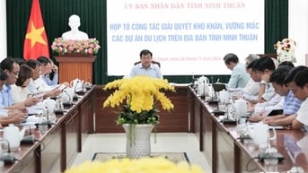 UBND tỉnh họp giải quyết khó khăn, vướng mắc các dự án du lịch