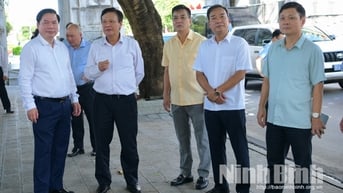 Đoàn công tác liên ngành Trung ương khảo sát thực địa về sắp xếp đơn vị hành chính cấp huyện cấp xã trên địa bàn tỉnh Ninh Bình