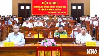 Tỉnh ủy: Quán triệt các chỉ thị, quy định, kết luận của Bộ Chính trị, Ban Bí thư