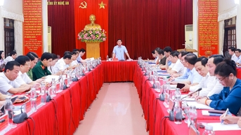 Nghệ An ban hành Chỉ thị tăng cường xây dựng, chỉnh đốn Đảng và hệ thống chính trị trong sạch, vững mạnh