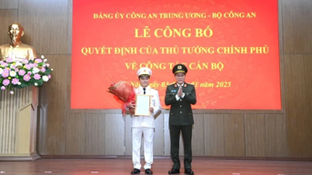 Thiếu tướng Đặng Hồng Đức giữ chức vụ Thứ trưởng Công an