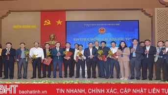 Hương Khê công bố quy hoạch vùng huyện năm 2040, tầm nhìn đến 2050