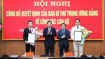 Công bố quyết định của Ban Bí thư Trung ương Đảng về công tác cán bộ